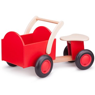New Classic Toys - Carrier Bike - Red